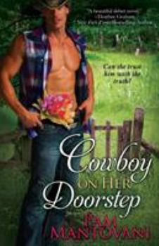 Paperback Cowboy on Her Doorstep [Large Print] Book