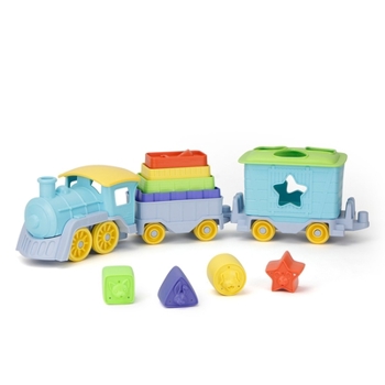 Misc. Green Toys Stack & Sort Train Toy Book