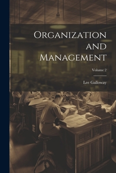 Paperback Organization and Management; Volume 2 Book