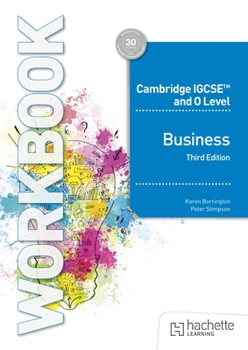 Paperback Cambridge IGCSE and O Level Business Workbook Third Edition Book