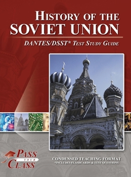 Hardcover History of the Soviet Union DANTES / DSST Test Study Guide Book