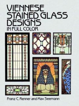 Paperback Viennese Stained Glass Designs in Full Color Book