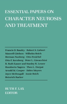 Paperback Essential Papers on Character Neurosis & Treatment Book