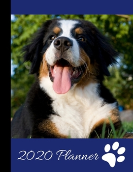 2020 Planner: Bernese Mountain Dog Cover - 2020 Monthly Planner Organizer Undated Calendar And ToDo List Tracker Notebook