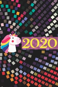 2020: Monthly Weekly Vertical Days Dated Agenda with Monday Start | January through December Organizer | 2020 Unicorn Planner (Gratitude Favors Series)