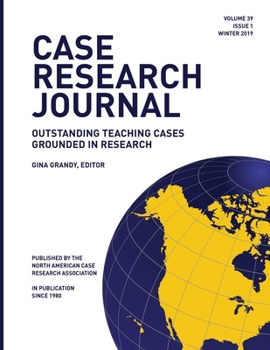 Paperback Case Research Journal, 39(1): Outstanding Teaching Cases Grounded in Research Book