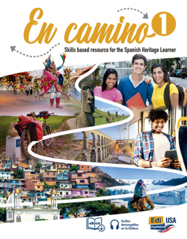 Paperback En Camino 1 Student Print Edition + 1 Year Digital Access (Including eBook and Audio Tracks) [Spanish] Book