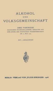 Paperback Alkohol Und Volksgemeinschaft [German] Book
