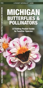 Pamphlet Michigan Butterflies & Pollinators: A Folding Pocket Guide to Familiar Species Book