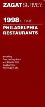 Paperback Zagatsurvey 1998 Update Philadelphia Restaurants (Annual) Book