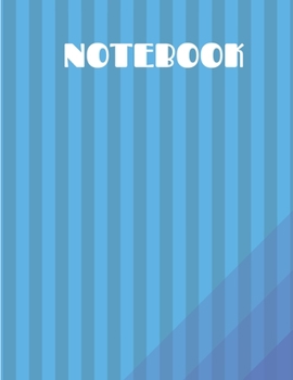 Paperback Notebook With Blue Lined Cover Art - Blank Lined Journal Book