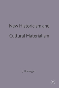 Hardcover New Historicism and Cultural Materialism Book