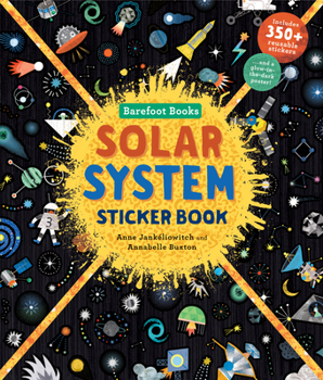 Paperback Barefoot Books Solar System Sticker Book
