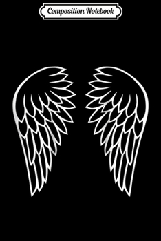 Paperback Composition Notebook: Angel wings Journal/Notebook Blank Lined Ruled 6x9 100 Pages Book