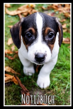 Notizbuch: Planer mit Hund für deine Notizen. 120 Seiten mit Karos und glänzendem Softcover (German Edition)