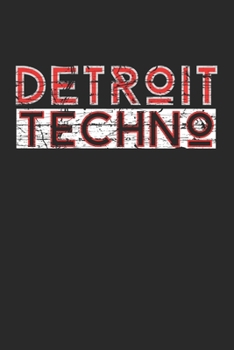 Paperback Detroit Techno: 6x9 Notebook ruled Book