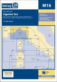 Paperback Imray Chart M16: Ligurian Sea Book