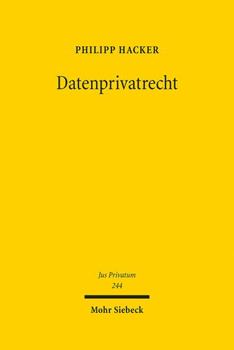 Hardcover Datenprivatrecht: Neue Technologien Im Spannungsfeld Von Datenschutzrecht Und Bgb [German] Book