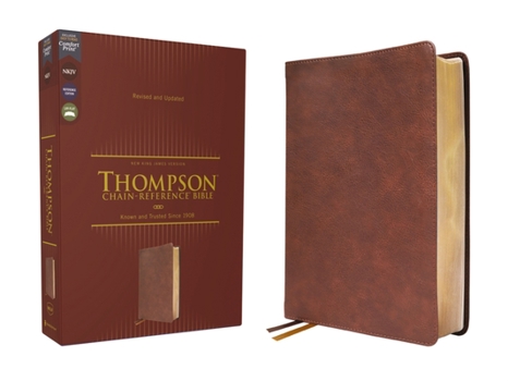 Imitation Leather Nkjv, Thompson Chain-Reference Bible, Leathersoft, Brown, Red Letter, Comfort Print Book