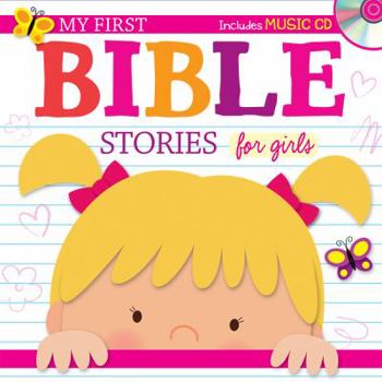 Hardcover My First Bible Stories for Girls [With Audio CD] Book