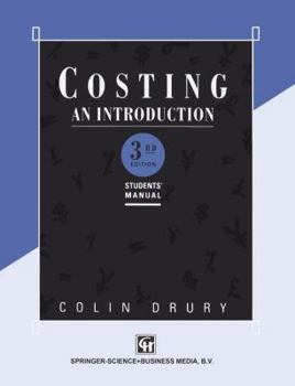 Paperback Costing an Introduction: Students' Manual Book