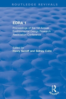 Paperback Edra 1: Proceedings of the 1st Annual Environmental Design Research Association Conference Book