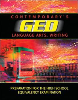 Paperback GED Satellite: Language Arts, Writing Book