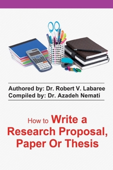 Paperback how to write a research proposal, paper or thesis Book