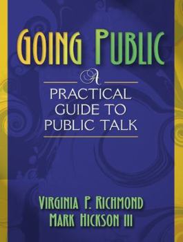 Paperback Going Public: A Practical Guide to Public Talk Book