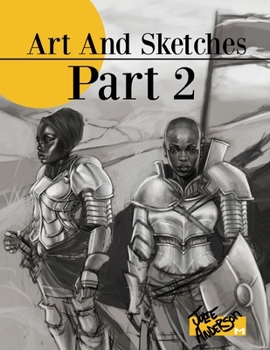 Paperback Art And Sketches Part 2: Art book the artwork of Julie Anderson black female artist 2021 Book