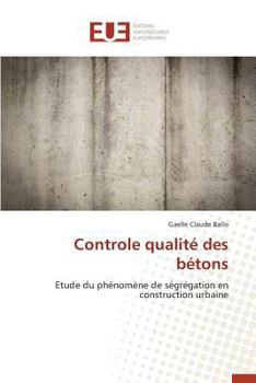 Paperback Controle Qualité Des Bétons [French] Book