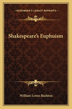 Paperback Shakespeare's Euphuism Book