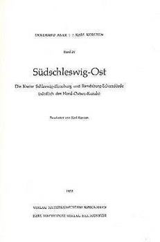 Hardcover Altere Bronzezeit 4: Sudschleswig-Ost [German] Book