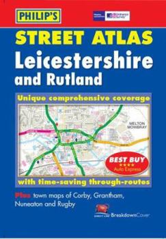 Paperback Philip's Street Atlas Leicestershire Book