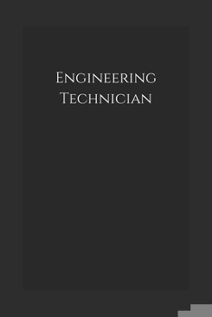 Paperback Engineering Technician: Notebook Book