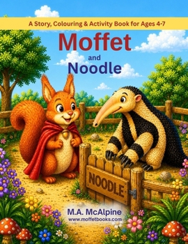 Paperback Moffet and Noodle (Story, Colouring and Puzzle) Book