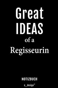 Notizbuch für Regisseure / Regisseur / Regisseurin: Originelle Geschenk-Idee [120 Seiten liniertes blanko Papier] (German Edition)