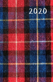 2020: Monthly and weekly all in one planner with calendar, schedule, assignments, 2021 future plans and more. Monday start week. Fits in purse. 8.5 x 5.5 (Half letter size) (Scottish pattern, tartan, 