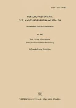 Paperback Luftverkehr Und Spedition [German] Book