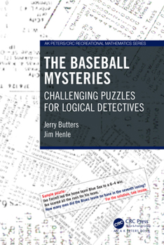 Paperback The Baseball Mysteries: Challenging Puzzles for Logical Detectives Book