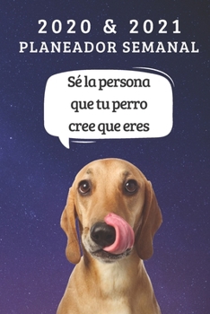 Planificador semanal de dos a�os para 2020 y 2021 Regalo Del Propietario Del Perro Jack Russell Dog Cita Divertida Libro De Citas Agenda De dos A�os Cuaderno: Linda Peritto Planificaci�n De Objetivos 