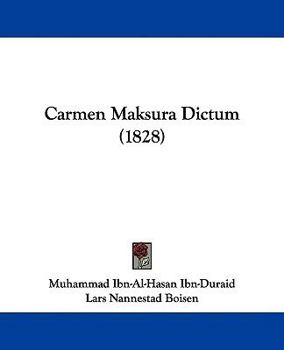 Paperback Carmen Maksura Dictum (1828) Book