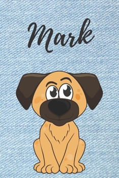 Paperback personalisiertes Notizbuch Hunde / Malbuch / Kritzelbuch / Tagebuch / Notizheft / Journal / DIN A5 / Geschenke Mark: individuelles personalisiertes bl [German] Book