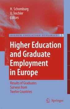 Hardcover Higher Education and Graduate Employment in Europe: Results from Graduates Surveys from Twelve Countries Book