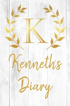 Paperback Kenneth's Diary: Personalized Diary for Kenneth / Journal / Notebook - K Monogram Initial & Name - Great Christmas or Birthday Gift Book