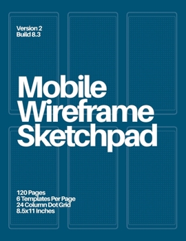 Paperback Mobile Wireframe Sketchpad: Blueprint Book