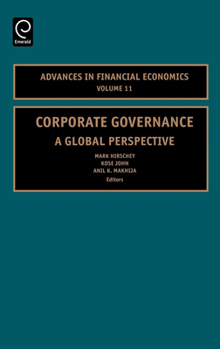 Hardcover Corporate Governance: A Global Perspective Book