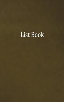 Paperback List Book: 1/4 Inch Dot Graph Ruled, Memo Book, 5x8, 100 Pages Book