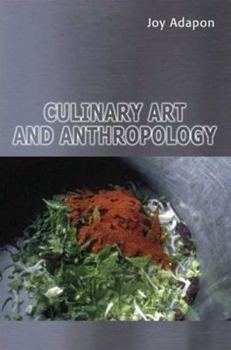 Paperback Culinary Art and Anthropology Book