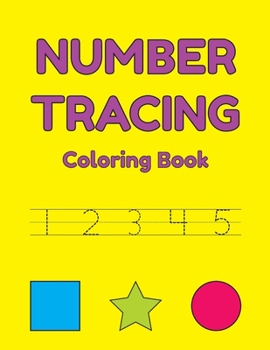 Paperback Number Tracing Coloring Book